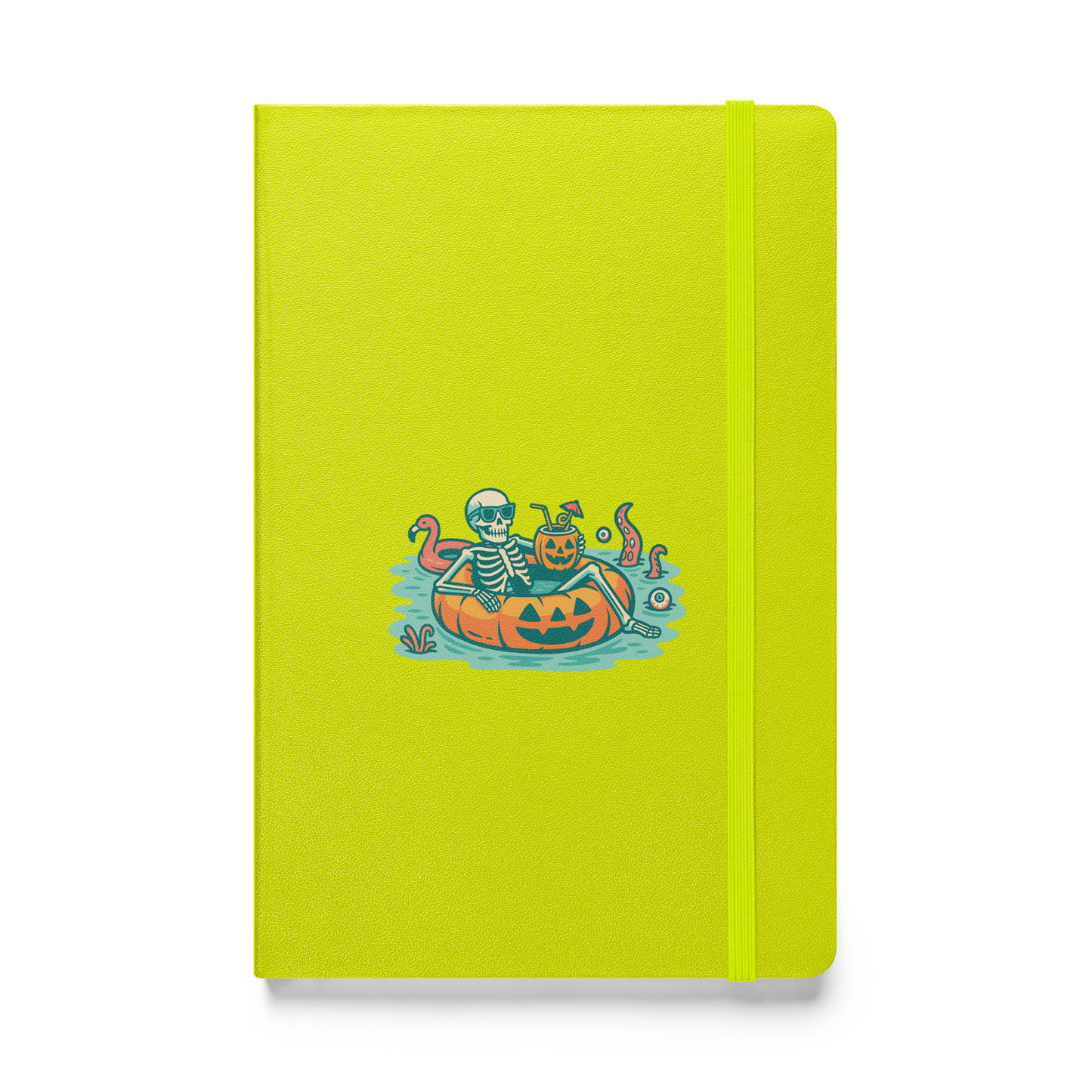 Summerween Skeleton Hardcover Notebook – Spooky Halloween JournalBook