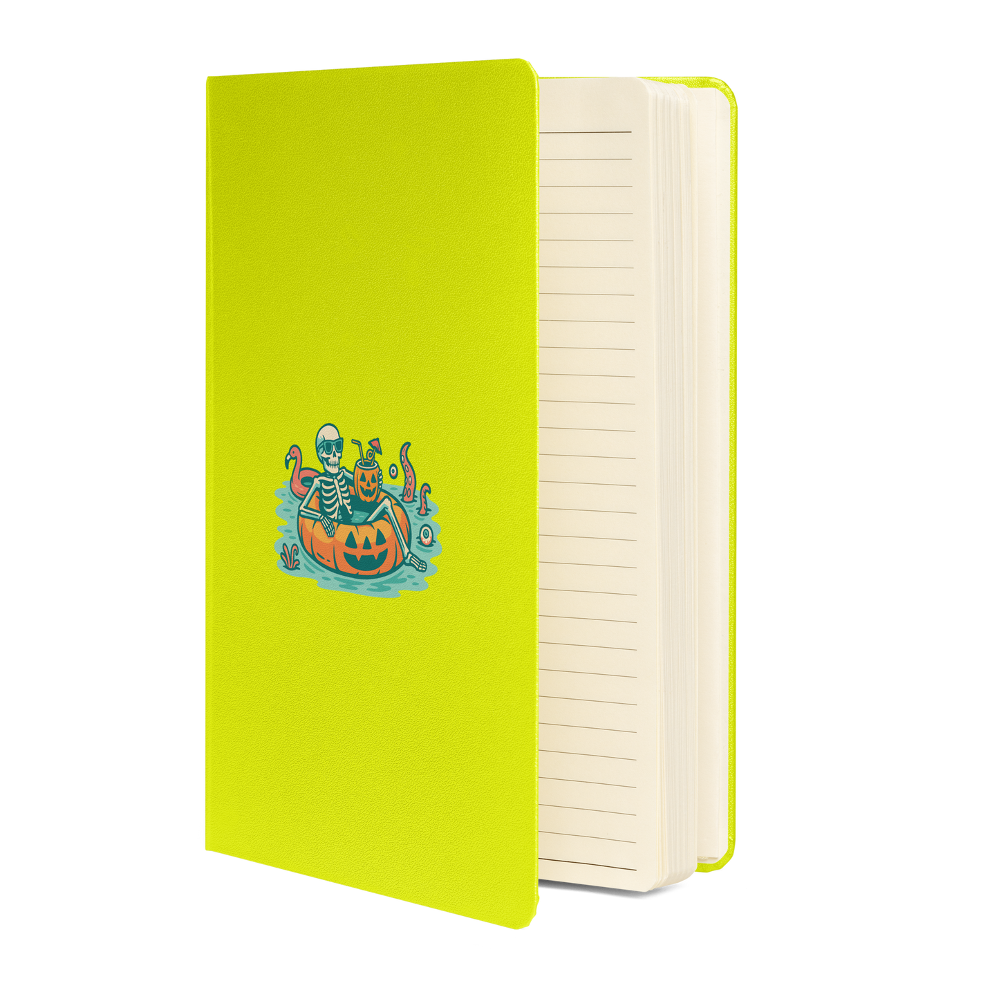 Summerween Skeleton Hardcover Notebook – Spooky Halloween JournalBook