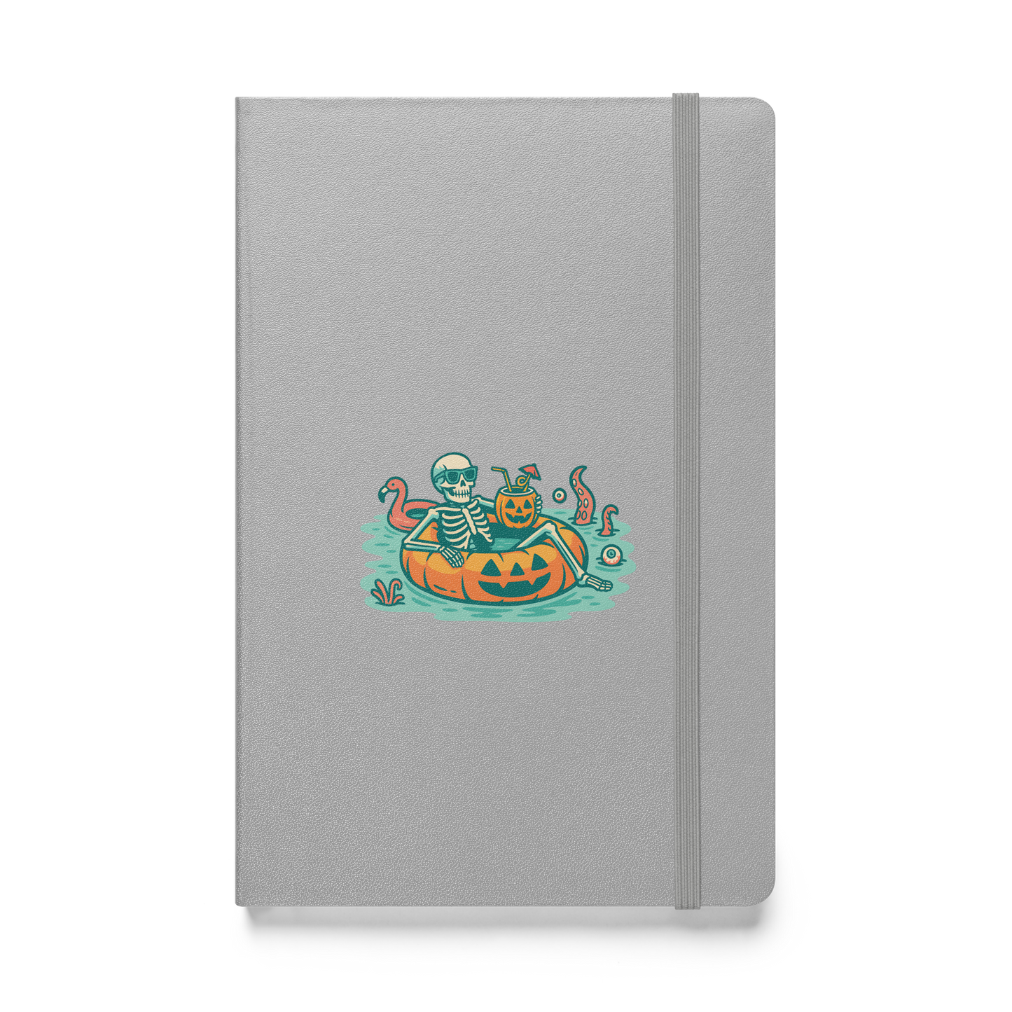 Summerween Skeleton Hardcover Notebook – Spooky Halloween JournalBook