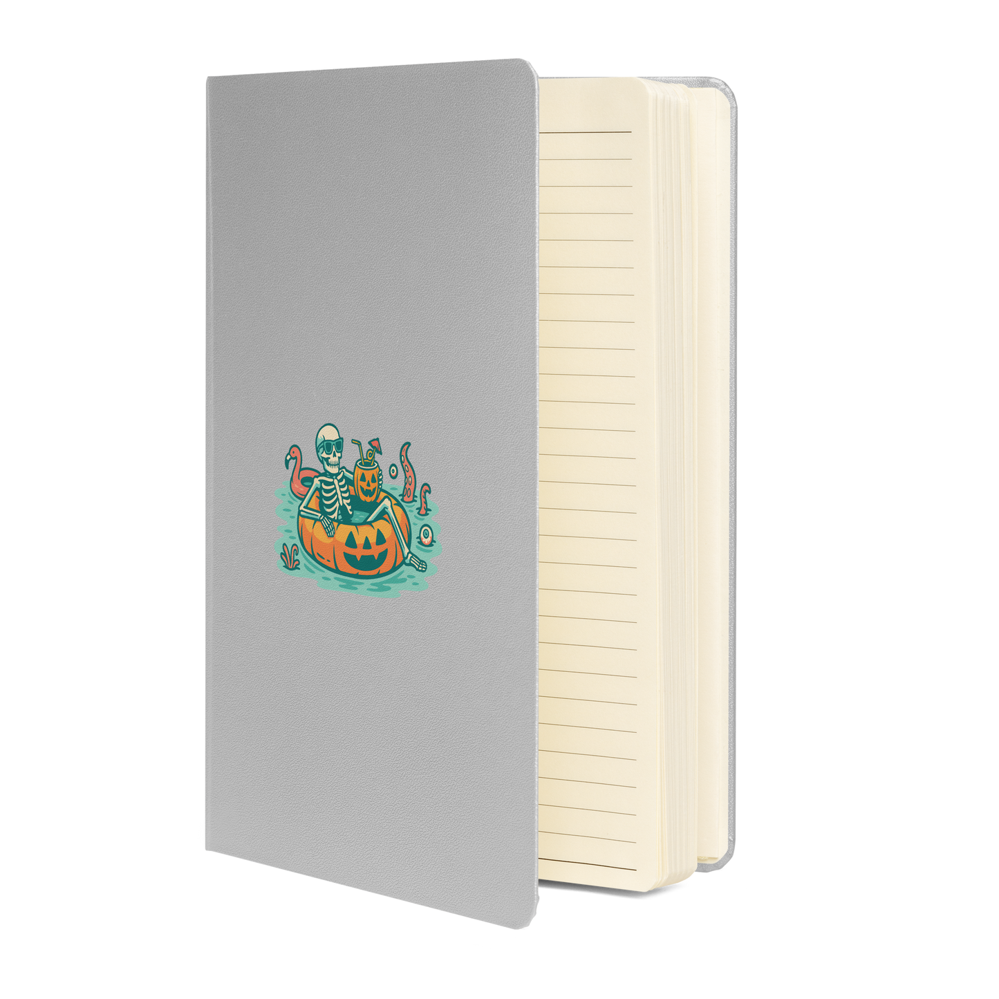 Summerween Skeleton Hardcover Notebook – Spooky Halloween JournalBook