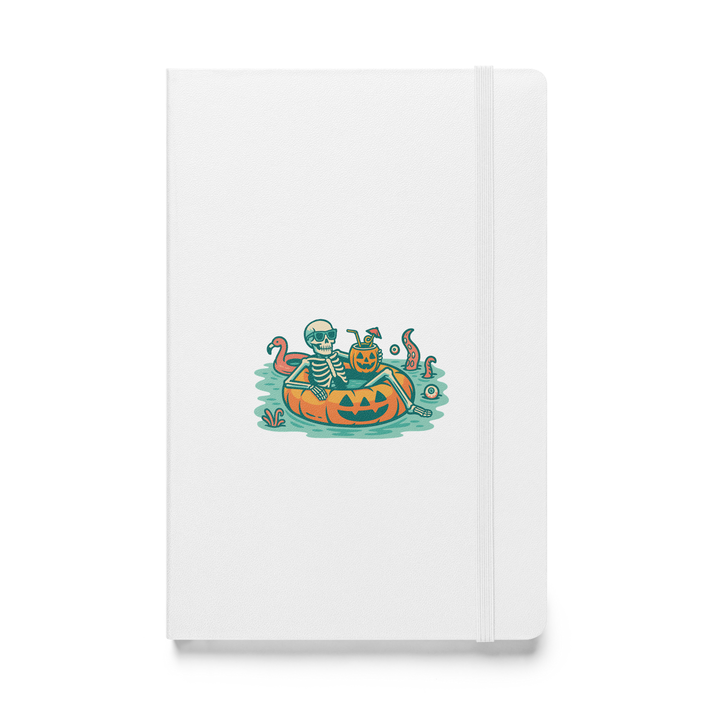 Summerween Skeleton Hardcover Notebook – Spooky Halloween JournalBook