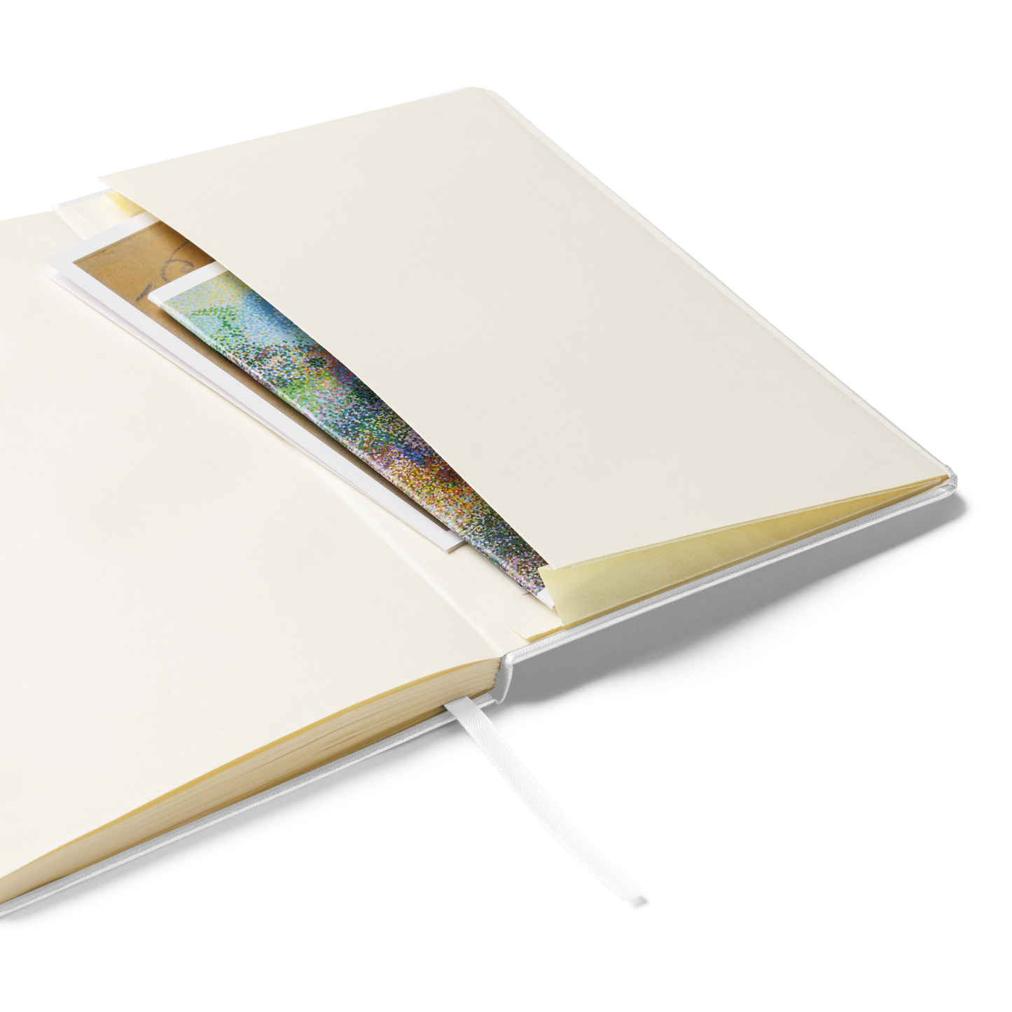 Summerween Harvest Cat Hardcover Notebook – Grumpy Black Cat Beach JournalBook