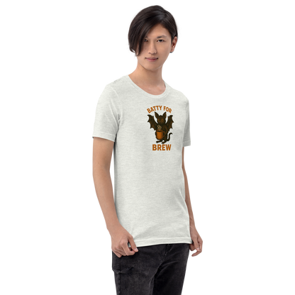 Batty for Brew Unisex T-Shirt – Halloween Coffee Graphic Tee